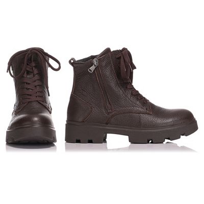 Thumbnail - VITAFORM Damen-Stiefelette Hirschleder 2 Reißverschlüsse Sohle Antonia