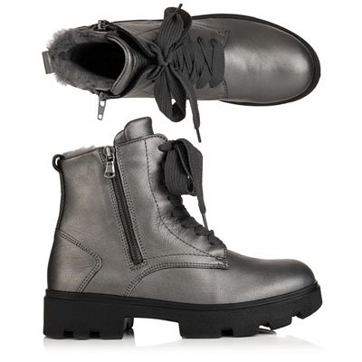 VITAFORM Damen-Stiefelette echt Leder Lammfell gefüttert Shock-Absorber