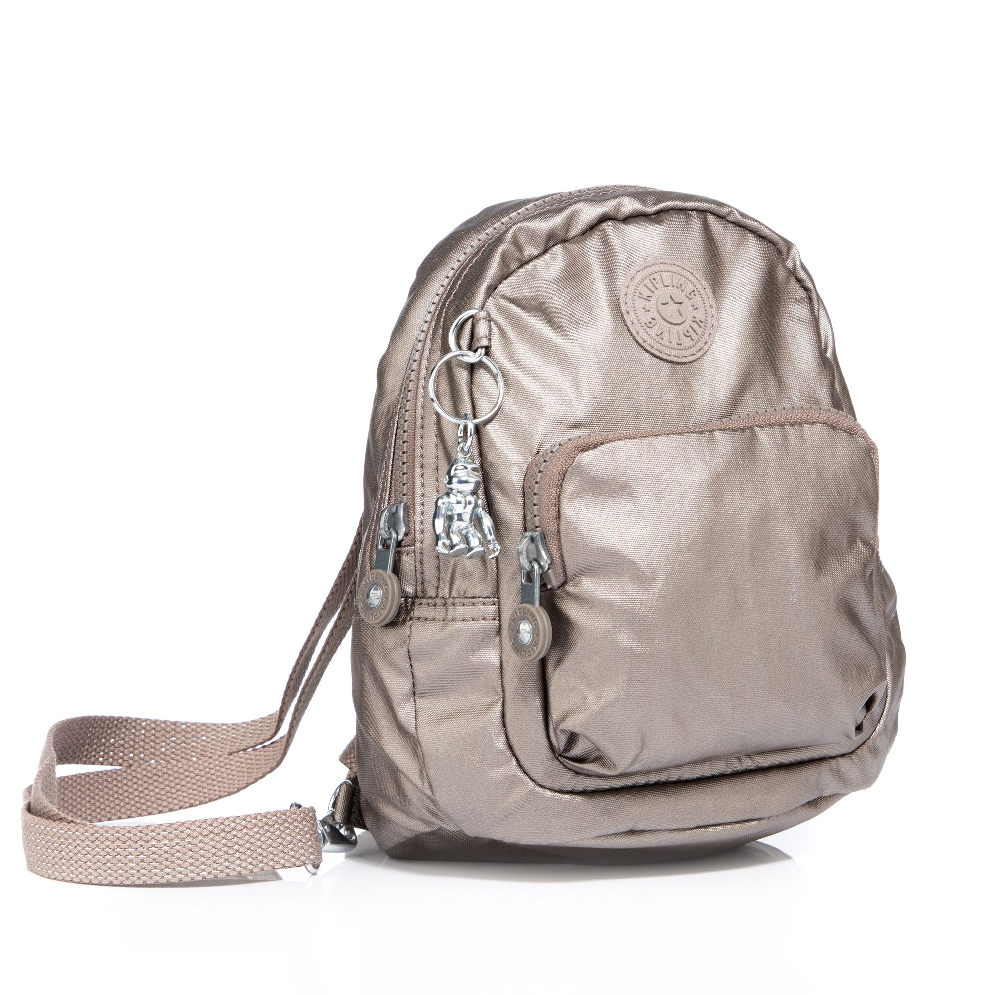 KIPLING® Rucksack Glayla diverse Staufächer MetallicOptik QVC.de