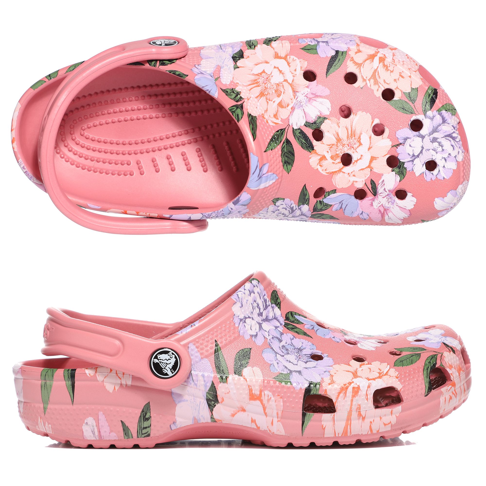 Crocs™ Damen Clog Sommerliche Dessins Ultraleicht Fersenriemen Qvcde