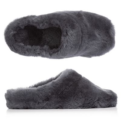 VITAFORM Damen-Hausschuh Lammfell Gummisohle