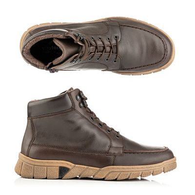 VITAFORM Herren-Stiefel Nappaleder seitl. Reißverschluss Profilsohle