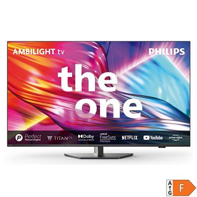 Thumbnail - PHILIPS 55''/139cm 4k UHD LED The One, Smart-TV 3-seitiges Ambilight inkl. Sprachsteuerung 55PUS8909/12