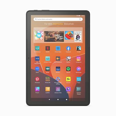 AMAZON Fire HD10 10''/25,6cm Tablet 32GB, mit Werbung bis 13h Akkulaufzeit
