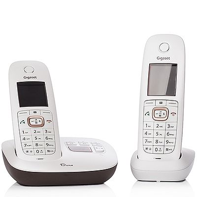 GIGASET Design DECT-Telefon 2 Mobilteile Anrufbeantworter Made in Germany Dune CL540A + CL540H