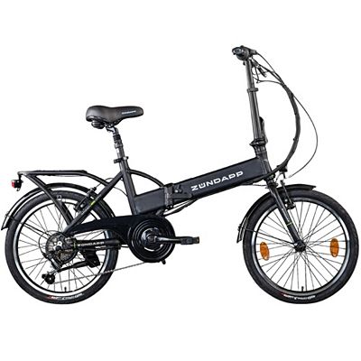 Thumbnail - ZÜNDAPP 20'' E-Bike faltbar Hinterradmotor integr. Akku, 6 Gänge bis 65km Reichweite