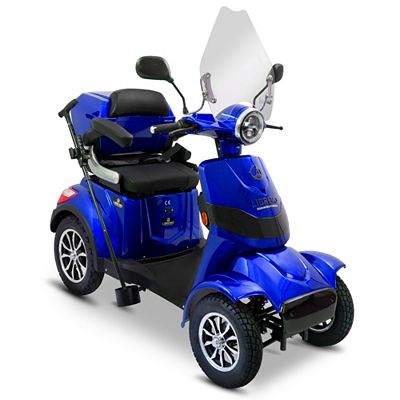 LIBREMO Quad Elektromobil 25km/h bis 80km Reichweite inkl. Pflegezubehör & Windschutzscheibe E-Quad 25 V3