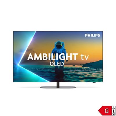 Thumbnail - PHILIPS 48''/121cm 4k OLED810 Smart-TV, Ambilight EEK G, KI-Optimierung Dolby Vision &-Atmos 48OLED810/12