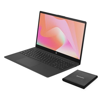 HP 15,6''/39,6cm Full HD Notebook, Windows 11 4GB RAM, 128GB SSD inkl. DVD ReWriter