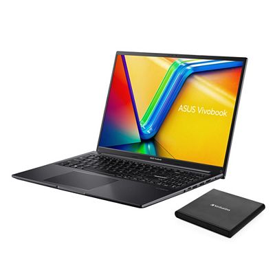 ASUS Vivobook 16''/40cm Full HD+ Notebook, Intel Proz. 16GB RAM, 512GB SSD inkl. DVD-Rewriter