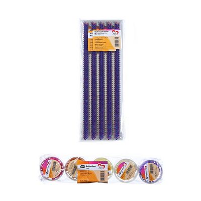 KARIN JITTENMEIER Kreativ-Set Mini Schleifen & Schmuckstein- bordüren, 260tlg.