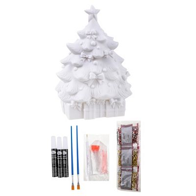 CRAFT BUDDY™ Diamond Painting 3D-Weihnachtsbaum zum Nachlegen 11tlg.