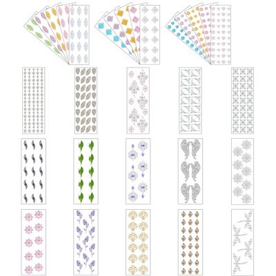 KARIN JITTENMEIER Kreativ-Set Kristallkunst Bordüren & Ornamente 35tlg.