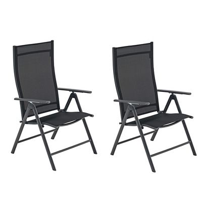 GREEN LOUNGE 2 XL-Alu-Klappsessel ergonomisch geformt 7-fach verstellbar belastbar bis 140kg