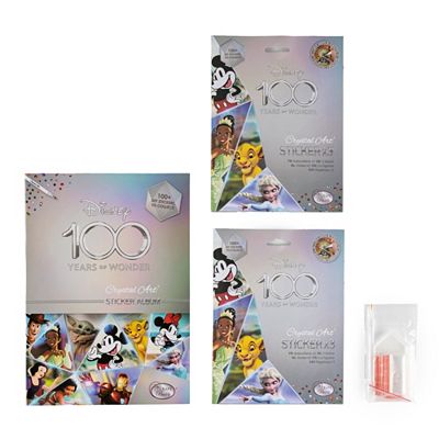 CRAFT BUDDY™ Diamond Painting-Set Disney Stickeralbum & Sticker 7tlg.