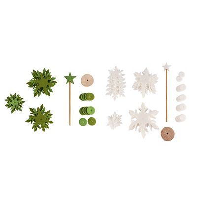 KARIN JITTENMEIER Club Artikel Dekorations-Set Filz Tannenbäume 6tlg.