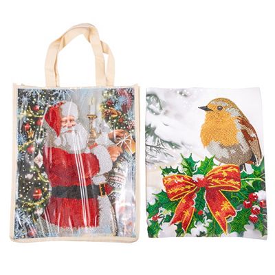 Thumbnail - CRAFT BUDDY™ Diamond Painting-Set Henkeltasche ca. 37x31cm 8tlg.