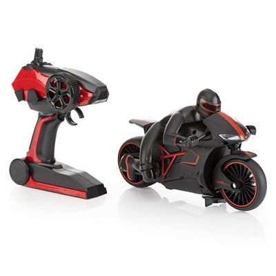 Ferngesteuertes Motorrad mit LED-Leuchten & Fahrer ca. 24,4x12,7x14cm