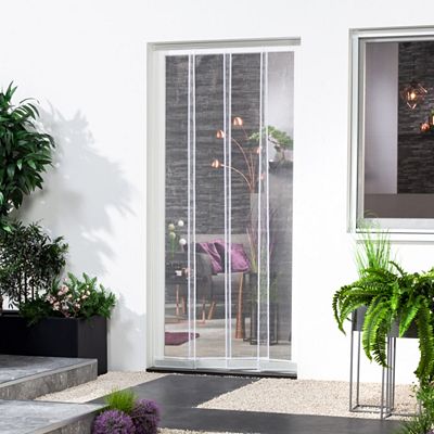 CULEX Insektenschutz Alu-Klemmvorhang COMFORT ca. 100x220cm