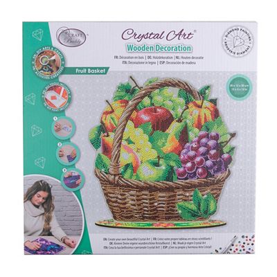 CRAFT BUDDY™ Diamond Paiting Obstkorb ca. 30x30cm 6tlg.
