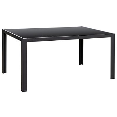 GREEN LOUNGE Aluminium-Gartentisch Sicherheitsglas belastbar bis 50kg ca. 160x100x74cm