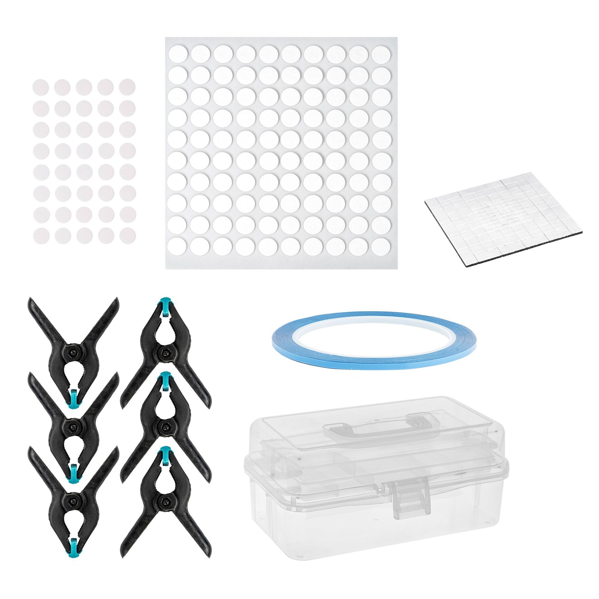 KARIN JITTENMEIER Klebe-Set Klebepunkte & Aufbewahrungsbox 11tlg.