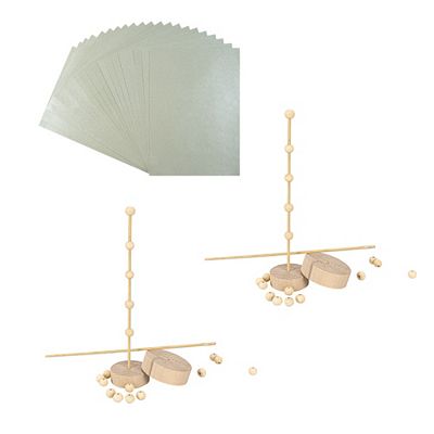 KARIN JITTENMEIER Kreativ-Set Holz Podeste & Naturpapiere 49tlg.