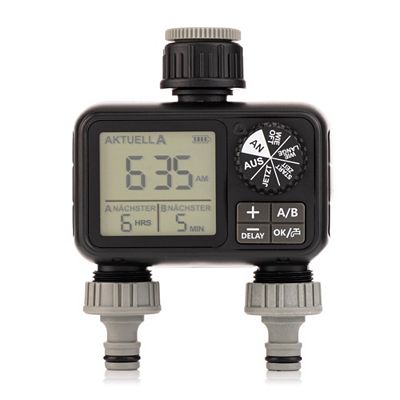 BARICUS Wasseruhr 1x 2-Wege-Timer ca. 11,5x12x6,5cm 5J.Herstellergarantie