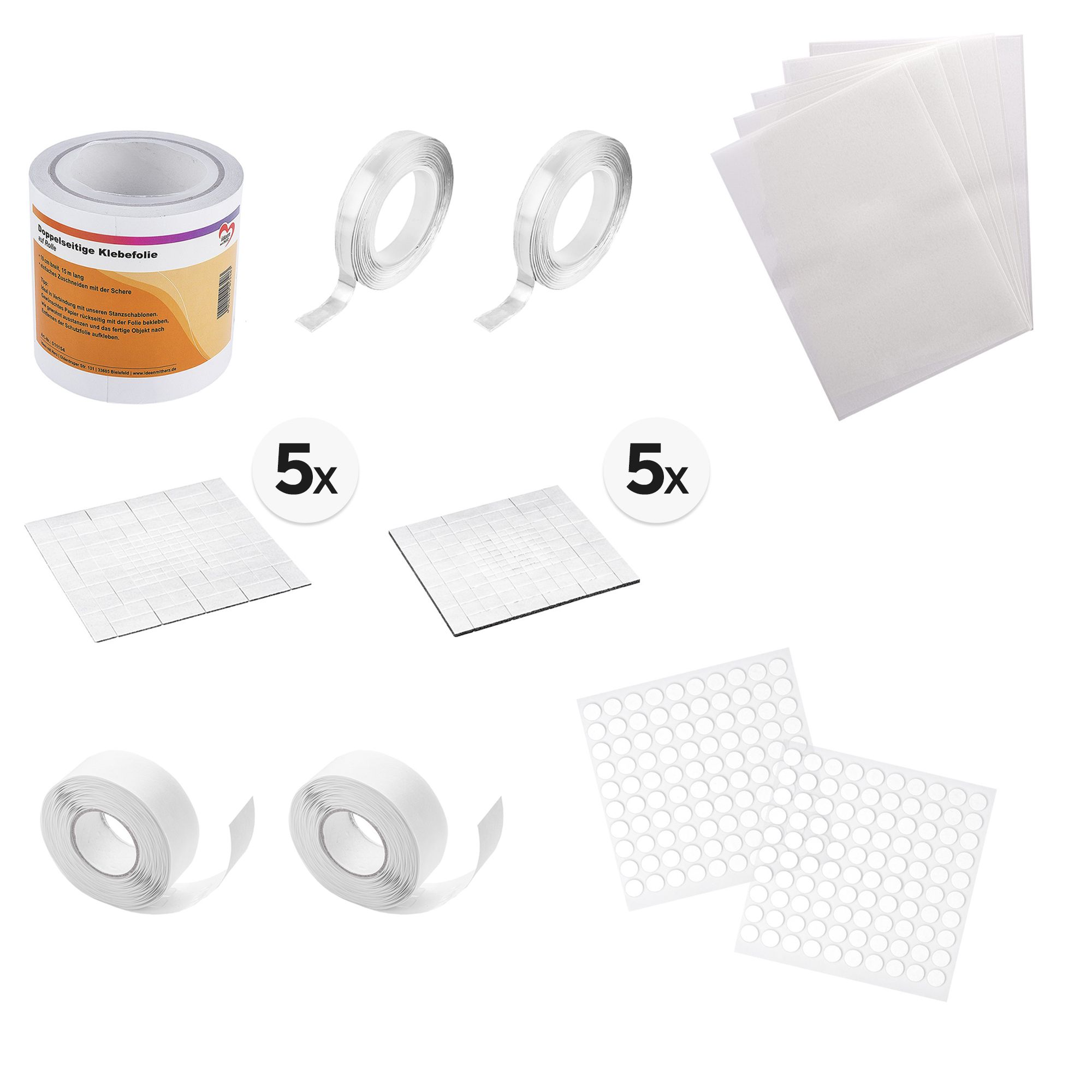 KARIN JITTENMEIER Klebe-Set Micro Klebepunkte & Klebepads 20tlg.