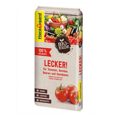 FLORAGARD® Bio-Tomaten- & Gemüseerde mit veganem Dünger Flora Veggie Power