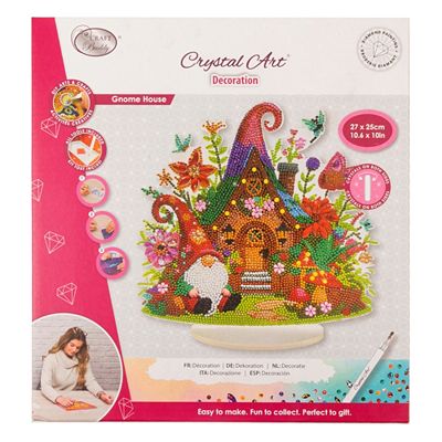 CRAFT BUDDY™ Diamond Painting Wichtelhaus ca. 25x25cm 6tlg.