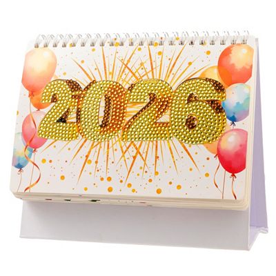 CRAFT BUDDY™ Diamond Painting Tischkalender 2026 6tlg.