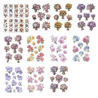 KARIN JITTENMEIER Sticker-Set 3D-Reliefsticker & Premium Transfers 21tlg.