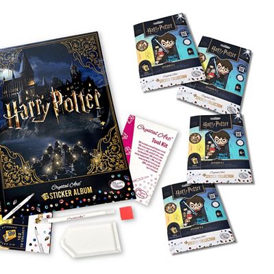 CRAFT BUDDY™ Diamond Painting Harry Potter Stickeralbum & Sticker, 9tlg.