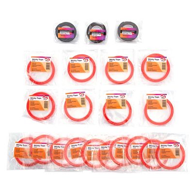 KARIN JITTENMEIER Klebe-Set Sticky Tape & 3D-Glamour Tape 21tlg.