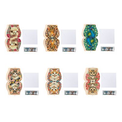 KARIN JITTENMEIER Diamond Painting-Set Grußkarten Portemonnaie 24tlg.