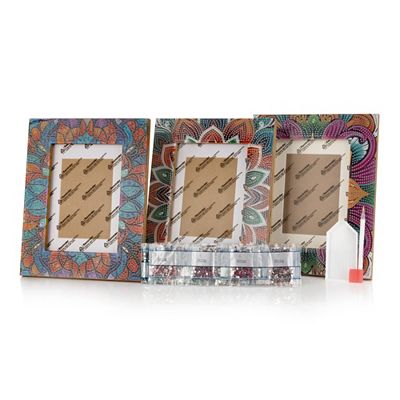 CRAFT BUDDY™ Diamond Painting-Set Bilderrahmen 25x25cm 8tlg.