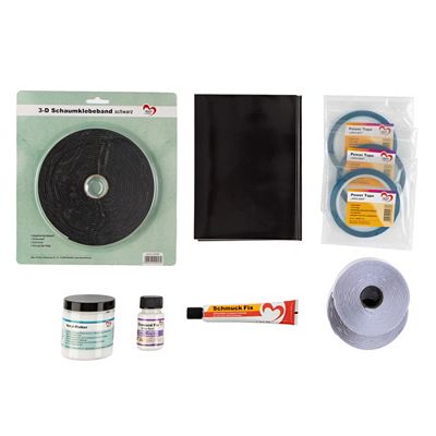 KARIN JITTENMEIER Klebe-Set Acrylkleber & Klebebänder 18tlg.