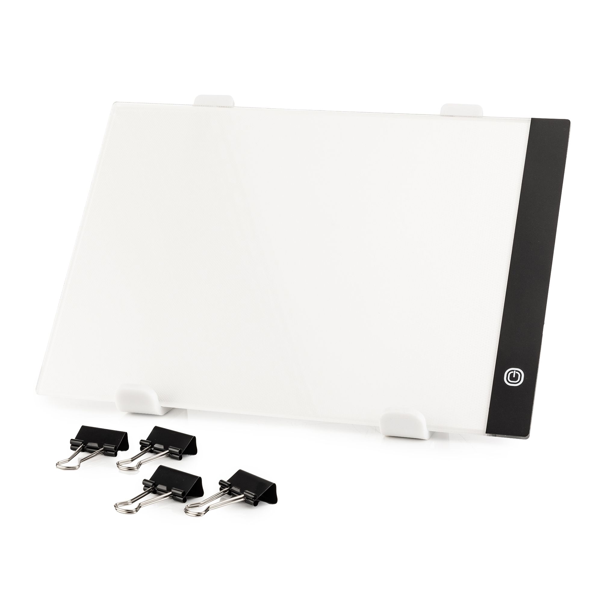 LED-Licht Pad DIN A4 3 Helligkeitsstufen, neigbarem Ständer & Zubehör, 7tlg.