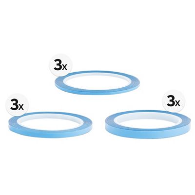 Thumbnail - KARIN JITTENMEIER Klebe-Set 9 Rollen Power Tape versch. Breiten, 9tlg