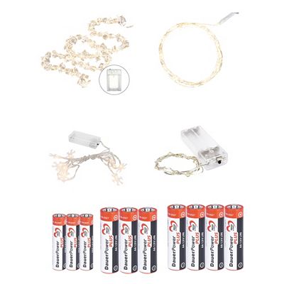 KARIN JITTENMEIER Kreativ-Set LED-Lichterketten verschiedene Designs 14tlg.