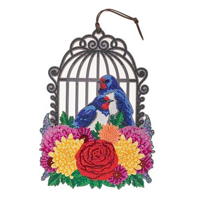 CRAFT BUDDY™ Diamond Painting Vogelkäfig ca. 35x25cm 7tlg.