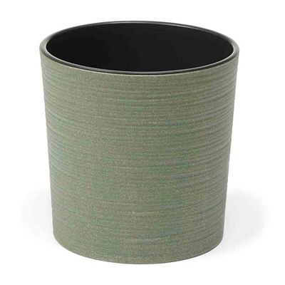 SIENA GARDEN Eco Pflanzgefäß Lens Rillen-Optik ca. 25x25,5cm