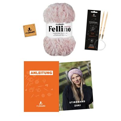 myboshi Strick-Set Stirnband Zuki inkl. Nadel & Wolle 3tlg.