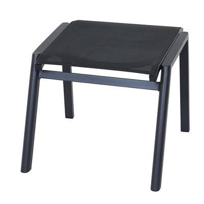 SIENA GARDEN Bologna Hocker Alu Textilbezug 50x53x45cm