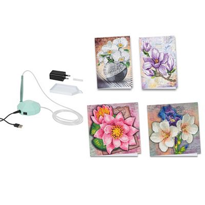 Thumbnail - KARIN JITTENMEIER Diamond Painting-Set E-Painter & Grußkarten 25tlg.