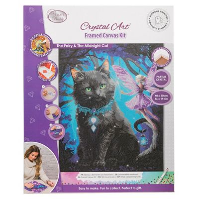 CRAFT BUDDY™ Diamond Painting Bild 40x50cm Katze 5tlg.