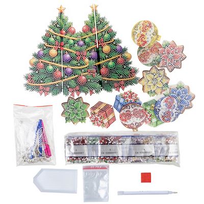 CRAFT BUDDY™ Diamond Painting Windspiel Länge ca. 74cm 38tlg.