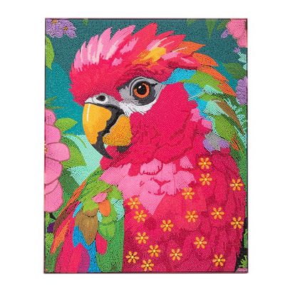 CRAFT BUDDY™ Diamond Painting Bild 40x50cm Papagei 5tlg.