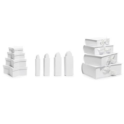 KARIN JITTENMEIER Kreativ-Set Geschenkboxen versch. Formen & Größen, 12tlg.